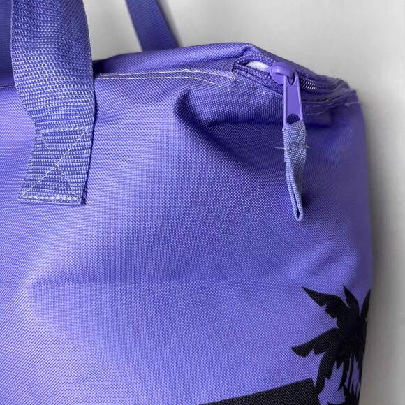 Set of 5 — Trader Joe’s Large Reusable Insulated Cooler Tote Bag Lavender Purple - Picture 5 of 16